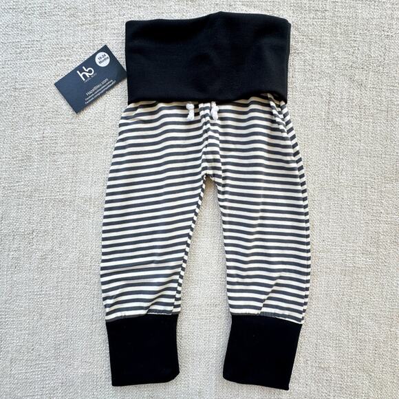 NEW Hazel Bleu Blue and White Striped Pants 18-24mo - Picture 1 of 4